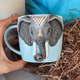 Лепка и декорирование чашки