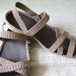 Мастер-класс: вязаные сандалии или обувь из ничего