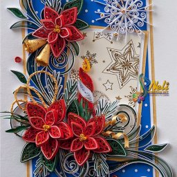 ​Новогодние открытки в стиле квиллинга: идеи для вдохновенного творчества
