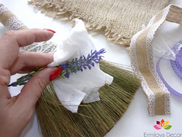 Оберег веник "Лавандовый"