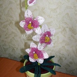 Орхидея из бисера