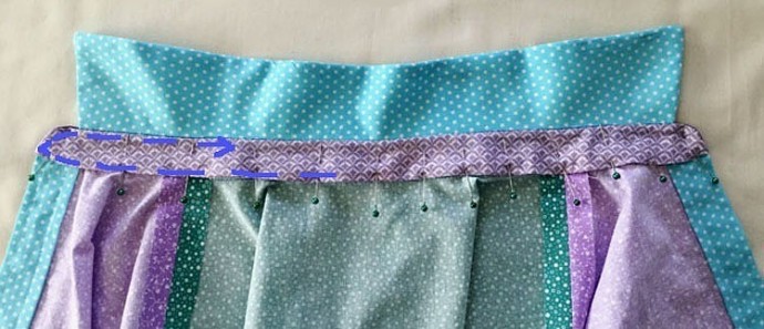 Простое вшивание рубашечного воротника