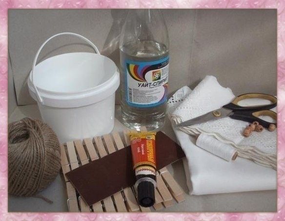 ​Славная корзинка из прищепок