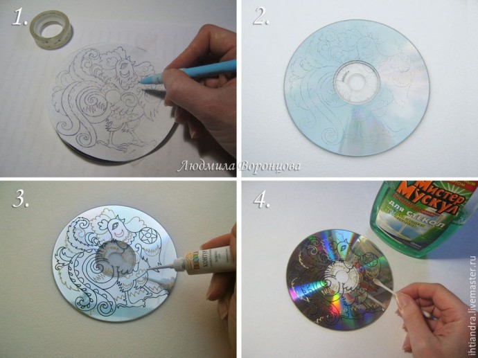 Создаём эффектный подарок — панно «Огненный петух»