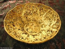 Ваза из джутовых ниток