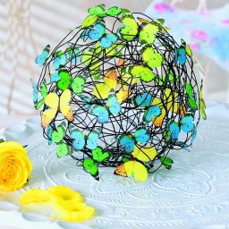 ​Бабочки из салфеток