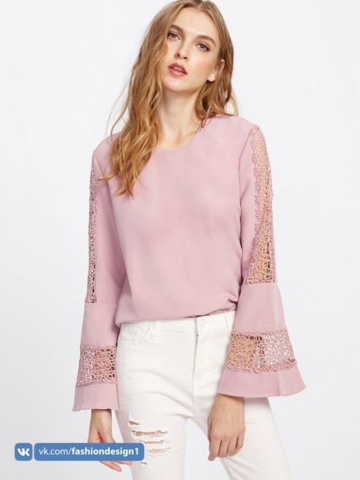 Блузки с кружевами: идеи для вдохновения Блузки с кружевами: идеи для вдохновения