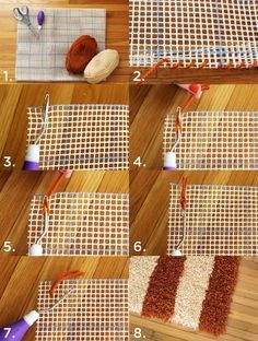 Делаем коврики в разных техниках: мастер-класс