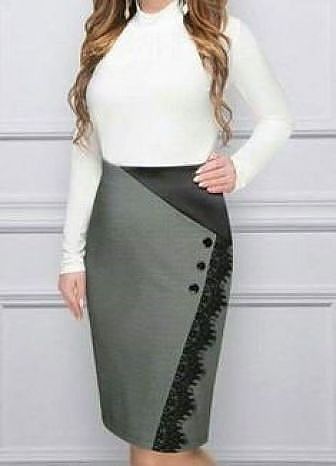 Идеи украшения юбок кружевом