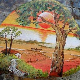 Картины на камнях: идеи для вдохновения