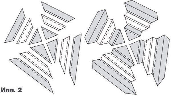 Геометрические конструкции: техника оригами