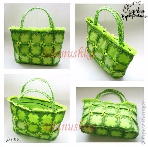Летняя сумочка из пластиковых бутылок