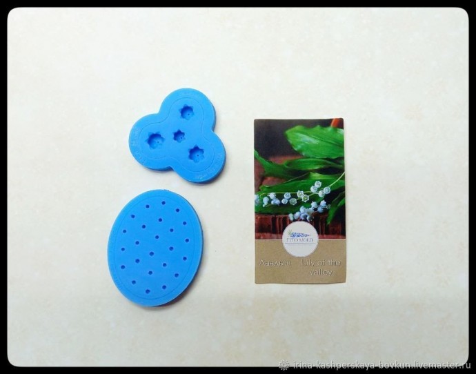 Цветы ландыша из полимерной глины