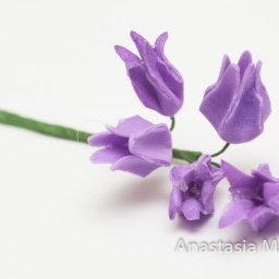 Колокольчики из фоамирана