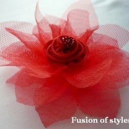 Как сделать цветок из фатина и змейки своими руками