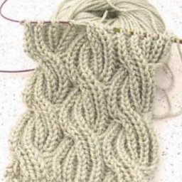 ​Шарф в технике бриошь