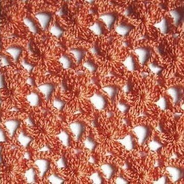 Нежные ажурные узоры крючком