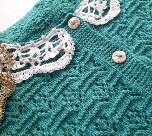 Очень красивый узор для кофточки