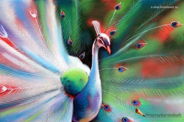 ​Рисуем павлина