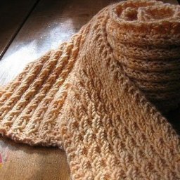 Узор "Колоски"  спицами