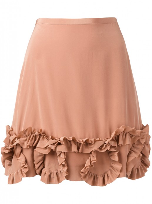 Женственные юбки с воланами: идеи для творчества