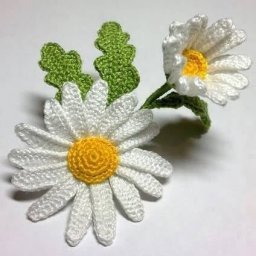 Цветочки крючком