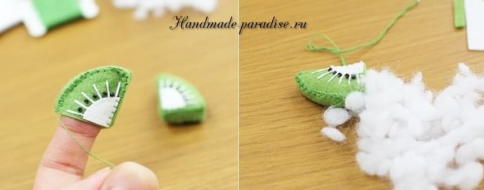 Шкатулка из фетра