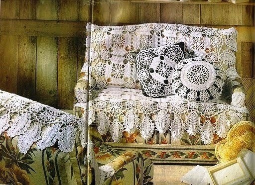 Шикарный вязаный плед Шикарный вязаный плед