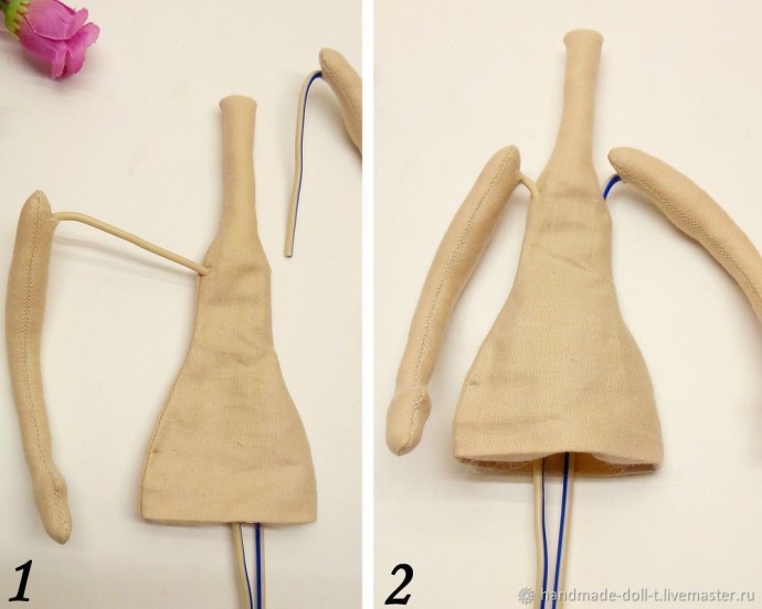 Тонкости создания текстильной куклы на каркасе