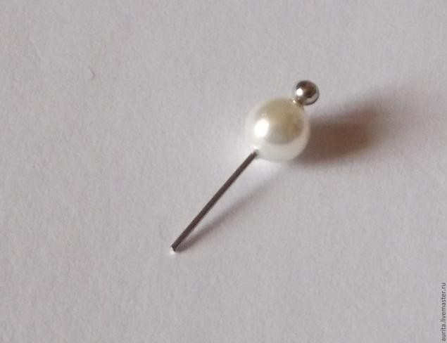 Кулон из ракушки "Хвост павлина"