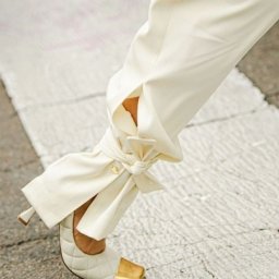 Оформление низа брюк