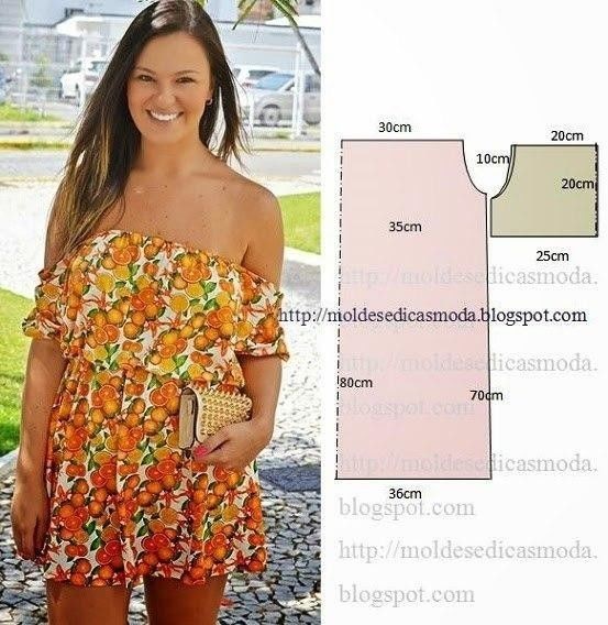 Простые летние наряды с выкройками Простые летние наряды с выкройками