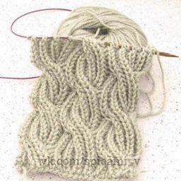 ​Шарф в технике "Бриошь"