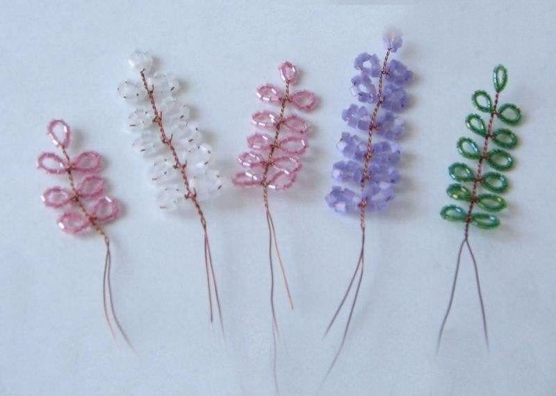 Вереск из бисера