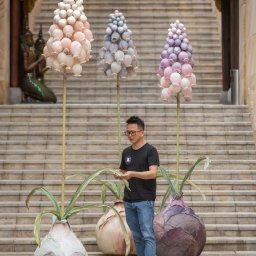 Бумажный цветочный декор