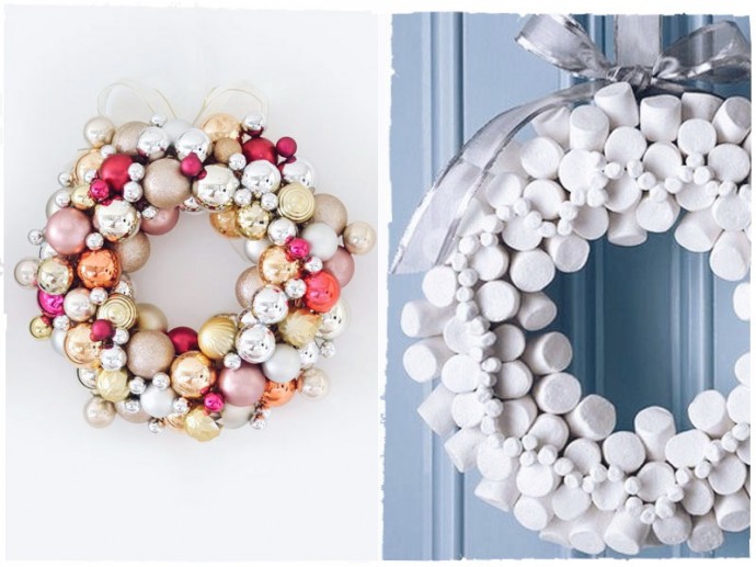 Идеи для декора: новогодние веночки