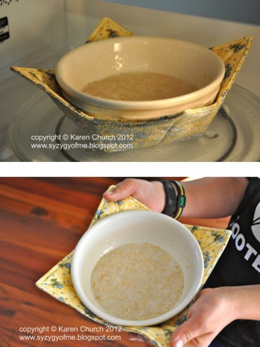 Текстильные тарелочки для микроволновой печи