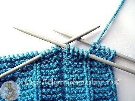 Вязание с эффектом плиссе и складок