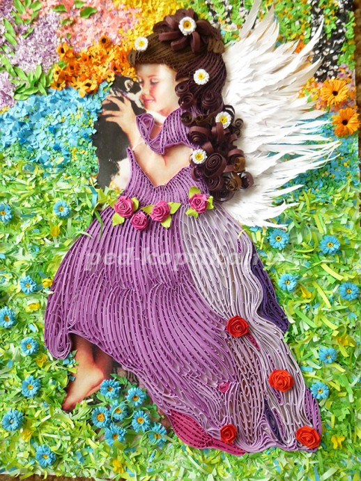 Картина в технике квиллинг: мастер-класс