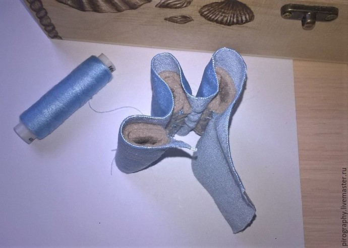 Внутреннее оформление шкатулки в морском стиле: мастер-класс Внутреннее оформление шкатулки в морском стиле: мастер-класс