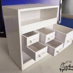 Комод из картона