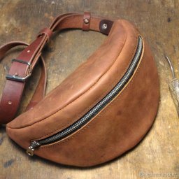 Шьем сумку на пояс из искусственной кожи