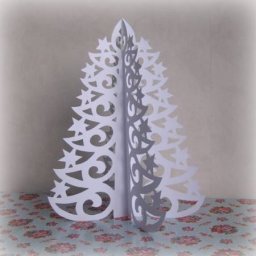 Красивая ёлочка из бумаги