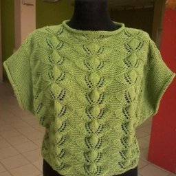 ​Летний пуловер спицами