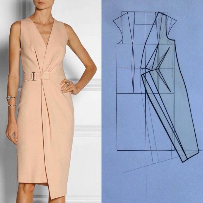 Моделирование ассимметричного платья Моделирование ассимметричного платья