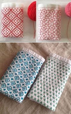 Оригинальная вышивка сашико