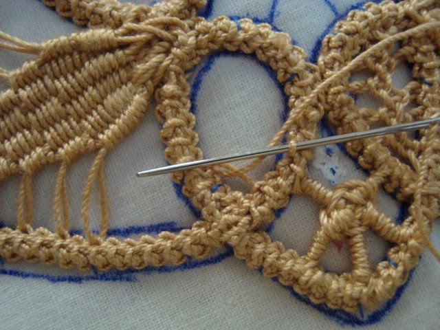 Румынское шнурковое кружево: мастер-класс