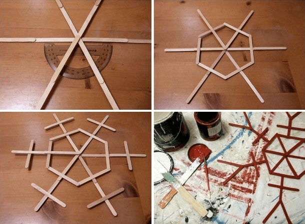 Снежинки для декора