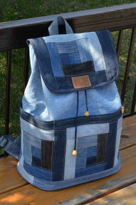 ​Варианты рюкзаков из джинсовой ткани