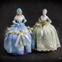 Винтажные куклы-игольницы